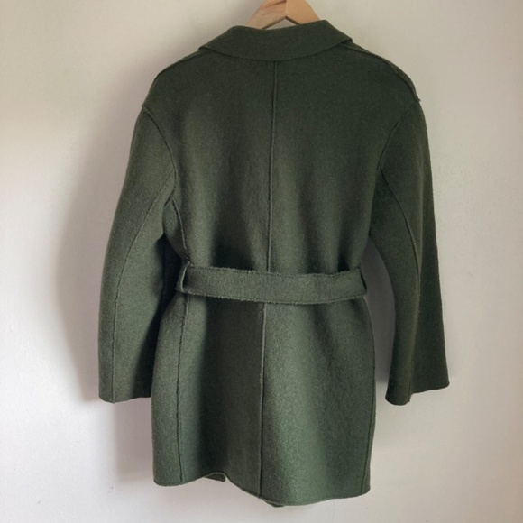 J.crew women’s 100% wool open cardigan/Coat - Picture 3 of 8